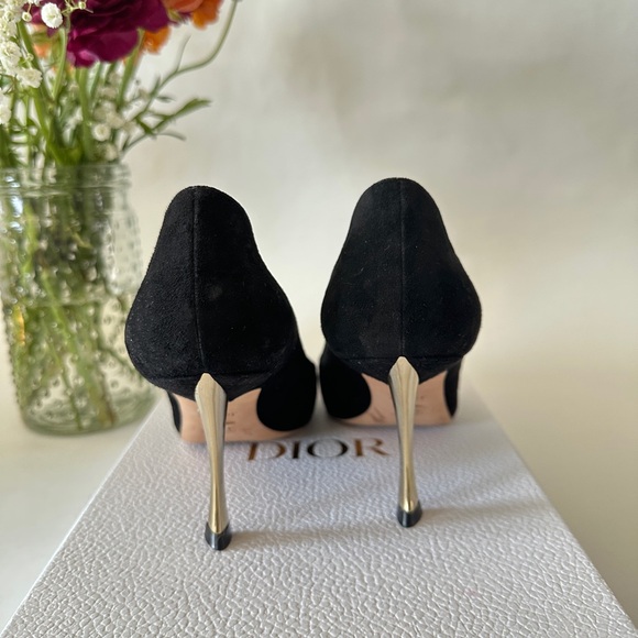 Dior D-Fame Black Suede Pumps - 36 | Luxury & Elegant - Picture 2 of 7